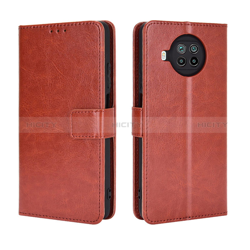 Funda de Cuero Cartera con Soporte Carcasa BY5 para Xiaomi Mi 10T Lite 5G Marron