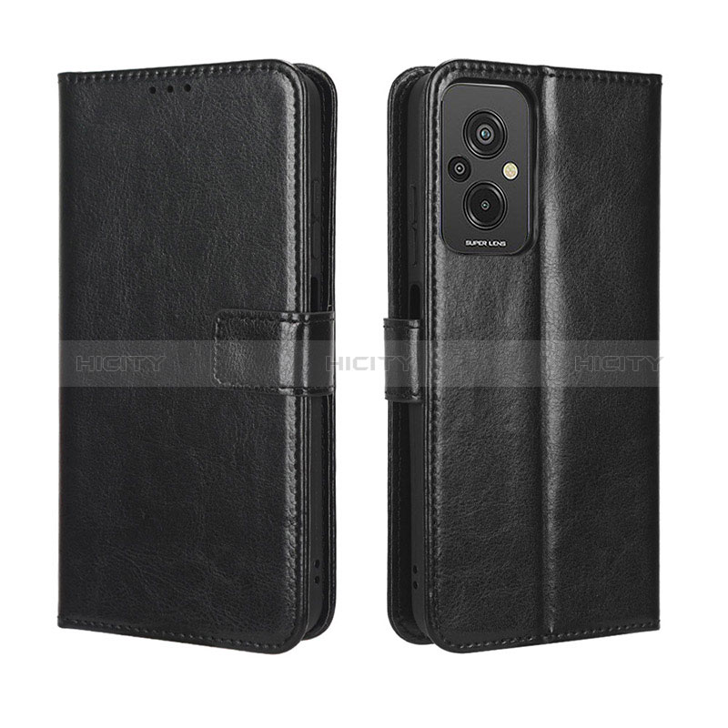 Funda de Cuero Cartera con Soporte Carcasa BY5 para Xiaomi Redmi 11 Prime 4G Negro