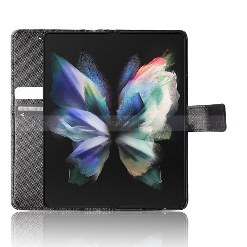 Funda de Cuero Cartera con Soporte Carcasa BY6 para Samsung Galaxy Z Fold3 5G