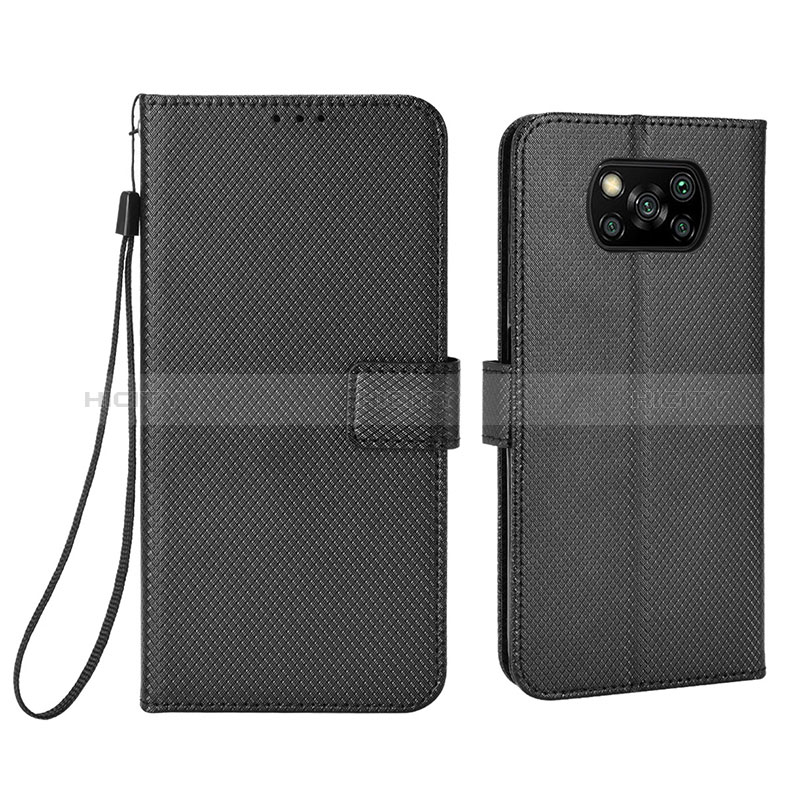 Funda de Cuero Cartera con Soporte Carcasa BY6 para Xiaomi Poco X3 Pro