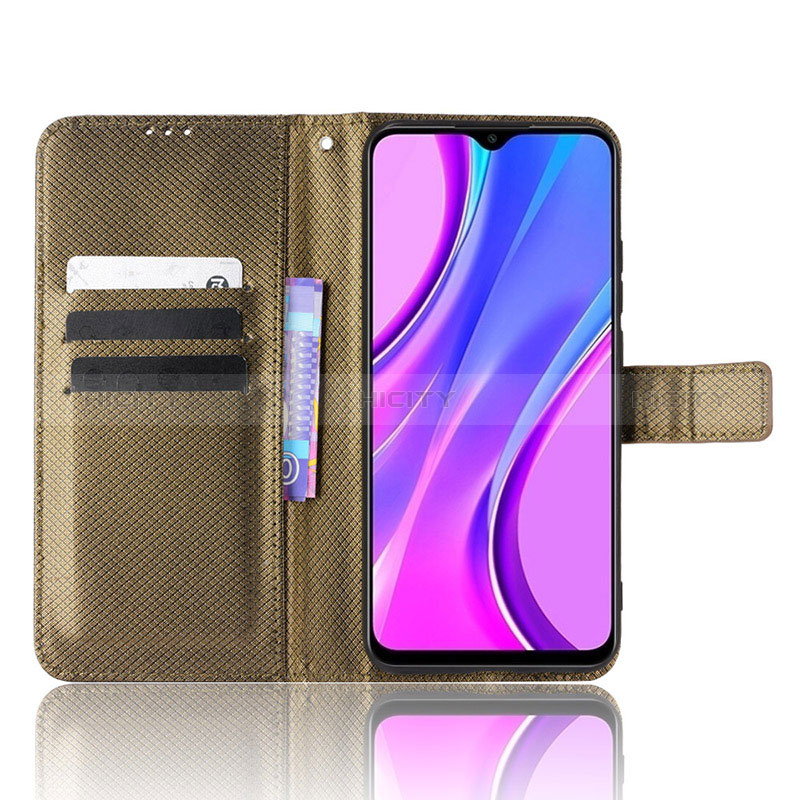 Funda de Cuero Cartera con Soporte Carcasa BY6 para Xiaomi Redmi 9C NFC