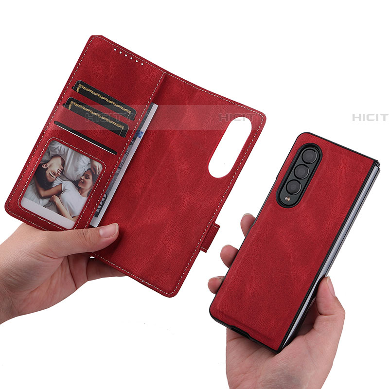 Funda de Cuero Cartera con Soporte Carcasa BY7 para Samsung Galaxy Z Fold4 5G