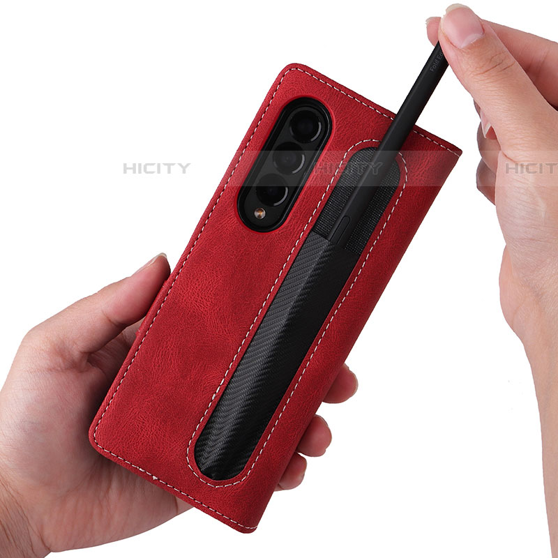 Funda de Cuero Cartera con Soporte Carcasa BY7 para Samsung Galaxy Z Fold4 5G