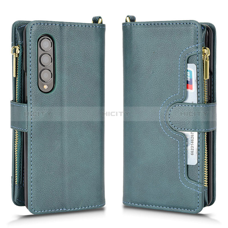 Funda de Cuero Cartera con Soporte Carcasa BY8 para Samsung Galaxy Z Fold3 5G