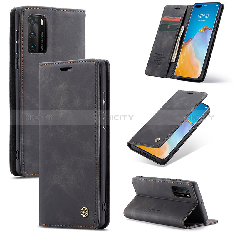 Funda de Cuero Cartera con Soporte Carcasa C01S para Huawei P40