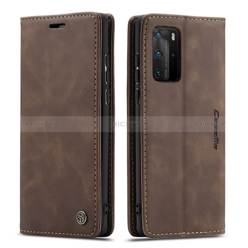 Funda de Cuero Cartera con Soporte Carcasa C01S para Huawei P40 Pro