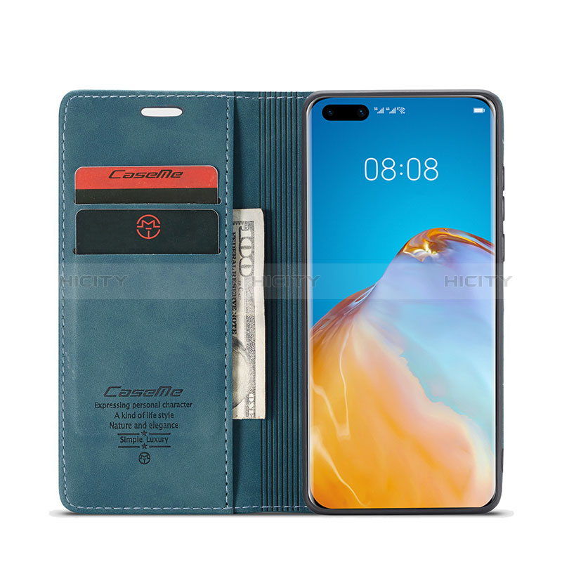 Funda de Cuero Cartera con Soporte Carcasa C01S para Huawei P40 Pro