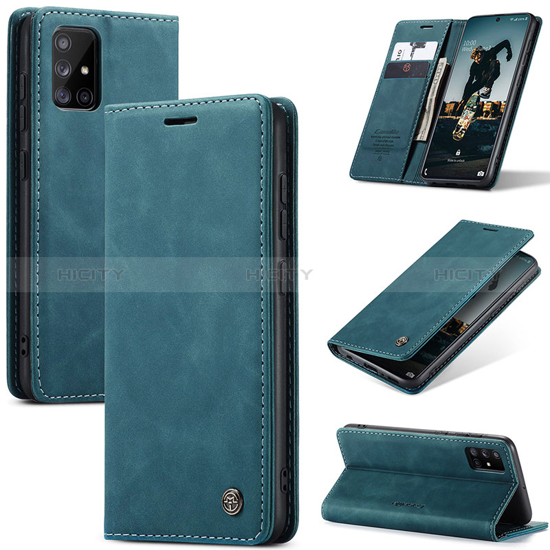 Funda de Cuero Cartera con Soporte Carcasa C01S para Samsung Galaxy A71 4G A715