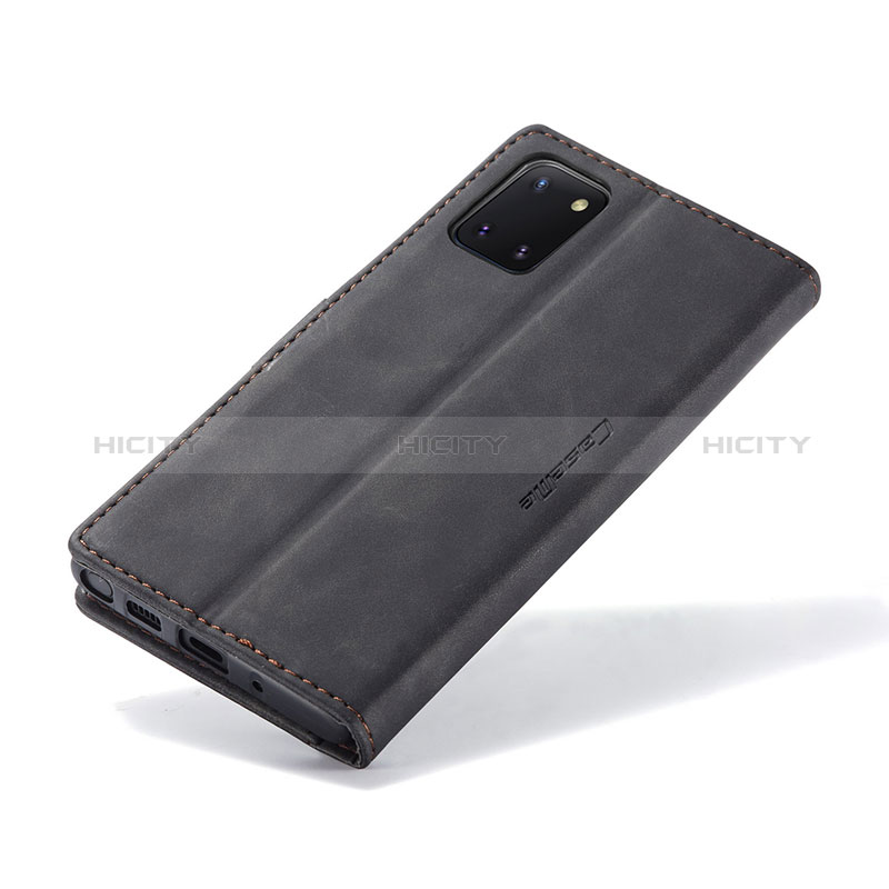 Funda de Cuero Cartera con Soporte Carcasa C01S para Samsung Galaxy A81