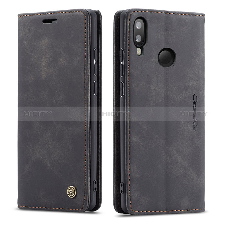 Funda de Cuero Cartera con Soporte Carcasa C01S para Samsung Galaxy M20