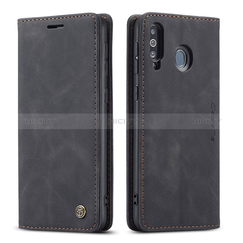 Funda de Cuero Cartera con Soporte Carcasa C01S para Samsung Galaxy M30