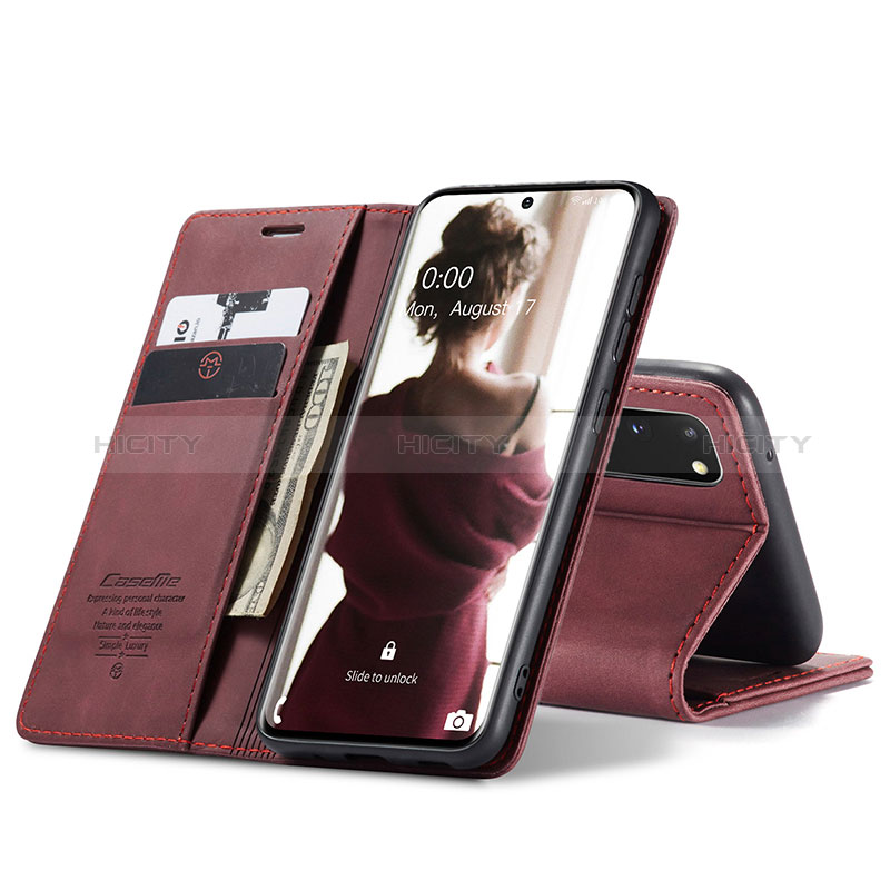 Funda de Cuero Cartera con Soporte Carcasa C01S para Samsung Galaxy S20 5G