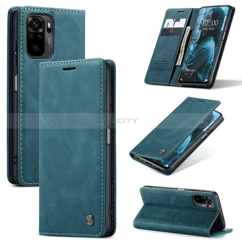 Funda de Cuero Cartera con Soporte Carcasa C01S para Xiaomi Redmi Note 10 4G