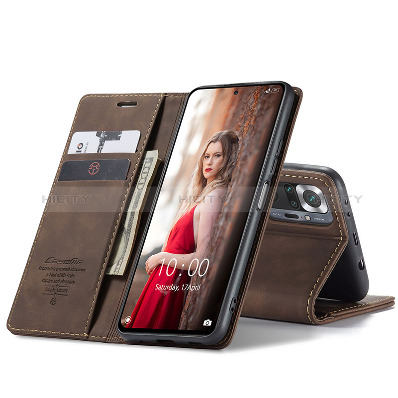 Funda de Cuero Cartera con Soporte Carcasa C01S para Xiaomi Redmi Note 10 Pro Max