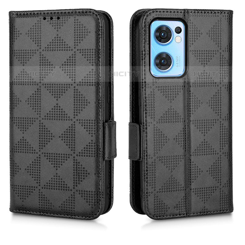 Funda de Cuero Cartera con Soporte Carcasa C01X para Oppo Reno7 5G