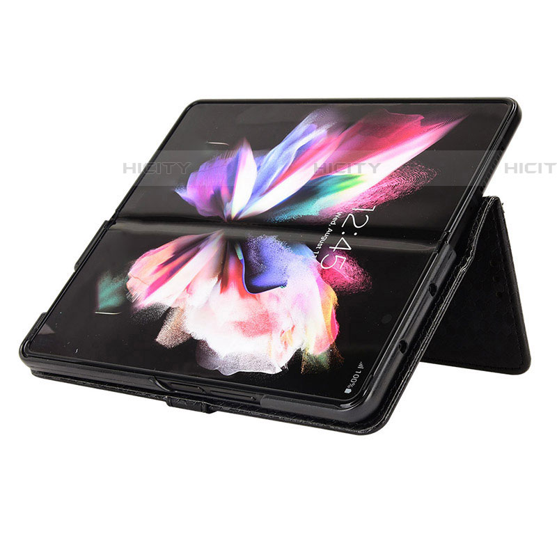 Funda de Cuero Cartera con Soporte Carcasa C01X para Samsung Galaxy Z Fold4 5G