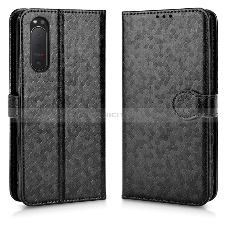 Funda de Cuero Cartera con Soporte Carcasa C01X para Sony Xperia 5 II