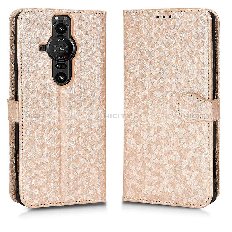 Funda de Cuero Cartera con Soporte Carcasa C01X para Sony Xperia PRO-I