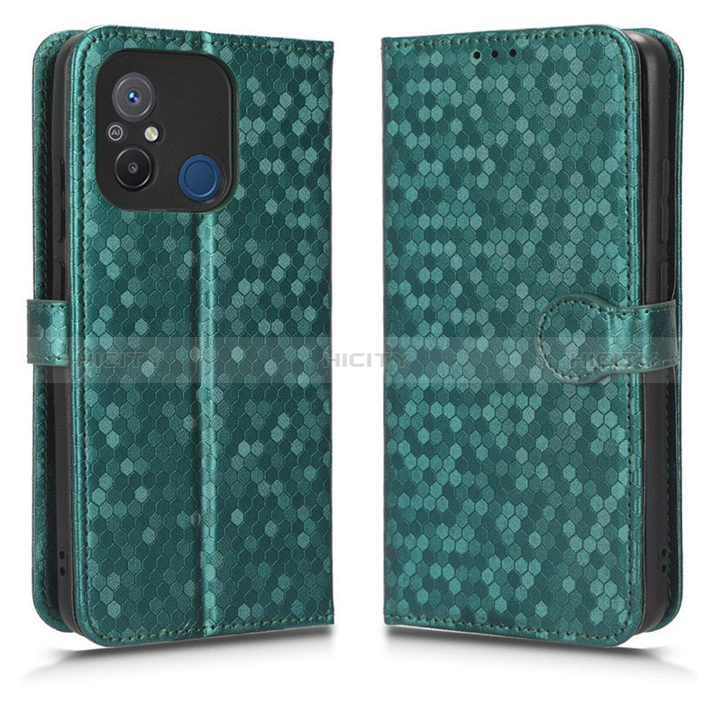 Funda de Cuero Cartera con Soporte Carcasa C01X para Xiaomi Poco C55 Verde