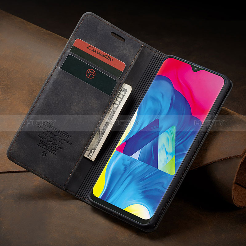 Funda de Cuero Cartera con Soporte Carcasa C02S para Samsung Galaxy M10