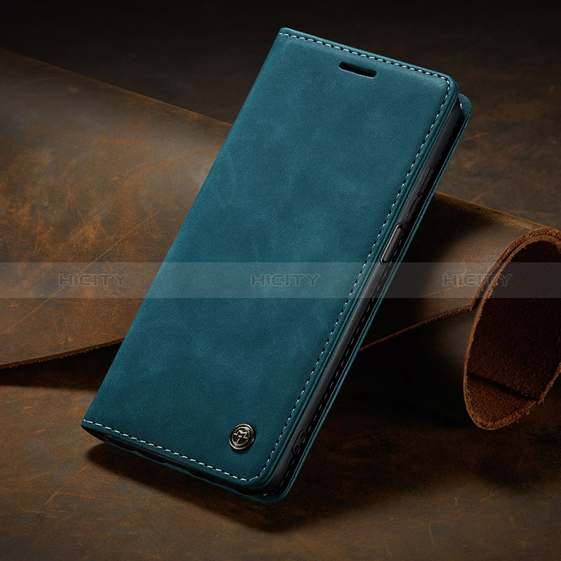 Funda de Cuero Cartera con Soporte Carcasa C02S para Xiaomi Mi 10i 5G Azul