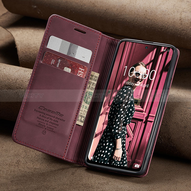 Funda de Cuero Cartera con Soporte Carcasa C02S para Xiaomi Redmi Note 10S 4G