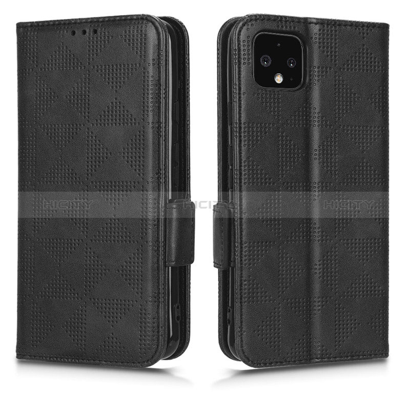 Funda de Cuero Cartera con Soporte Carcasa C02X para Google Pixel 4