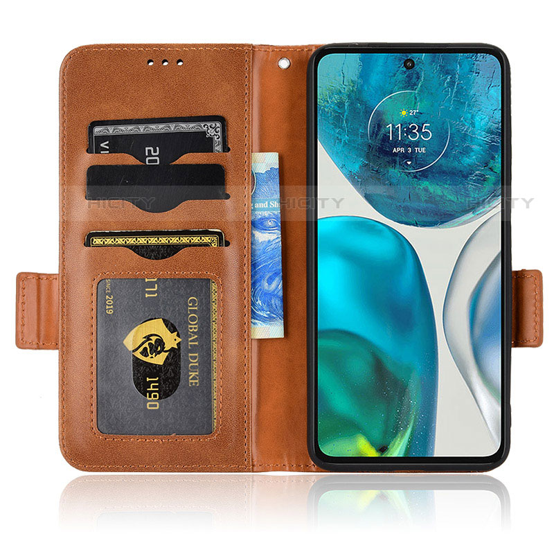 Funda de Cuero Cartera con Soporte Carcasa C02X para Motorola Moto G52j 5G