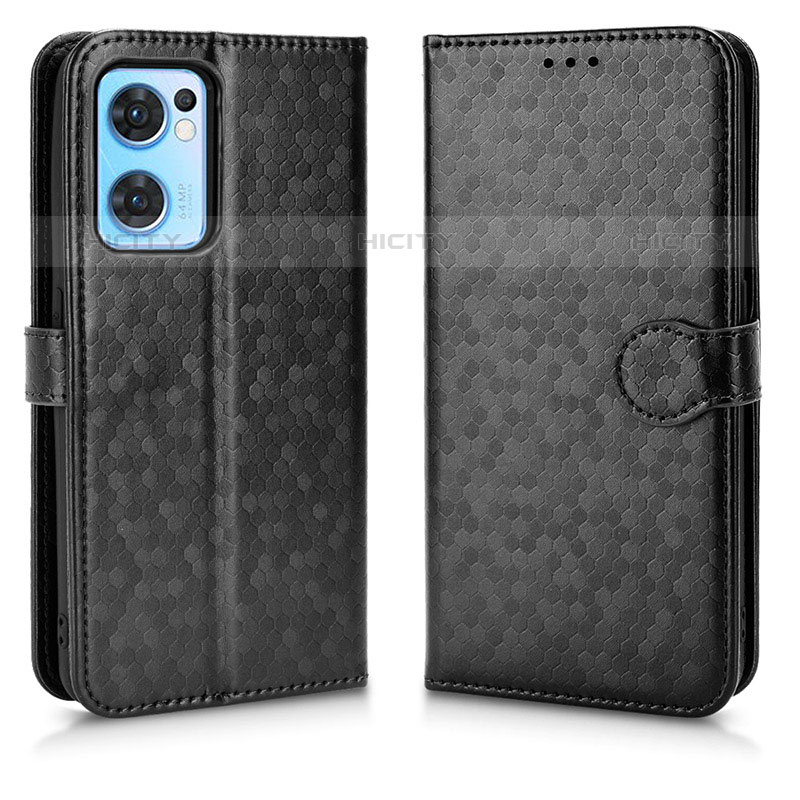 Funda de Cuero Cartera con Soporte Carcasa C02X para Oppo Reno7 5G