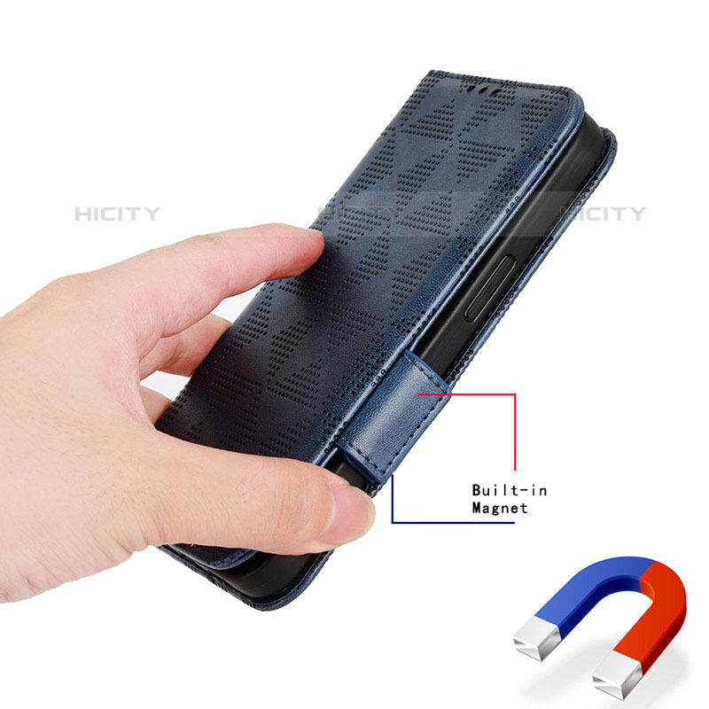 Funda de Cuero Cartera con Soporte Carcasa C02X para Oppo Reno7 A