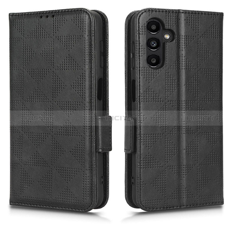 Funda de Cuero Cartera con Soporte Carcasa C02X para Samsung Galaxy A04s Negro