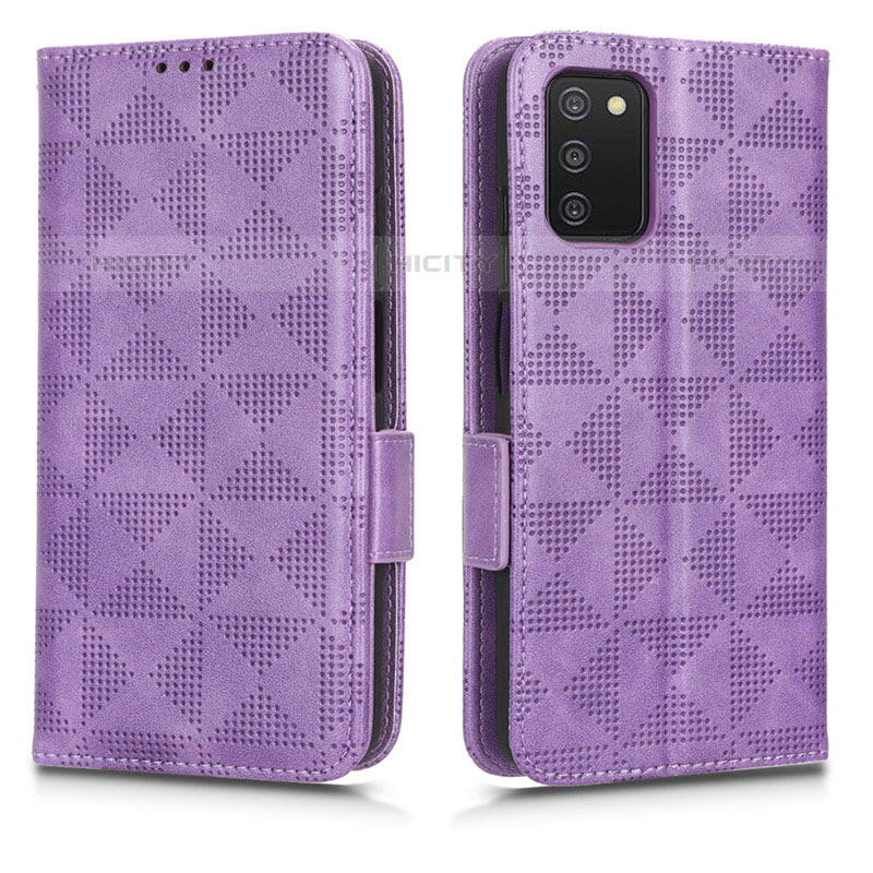 Funda de Cuero Cartera con Soporte Carcasa C02X para Samsung Galaxy M02s