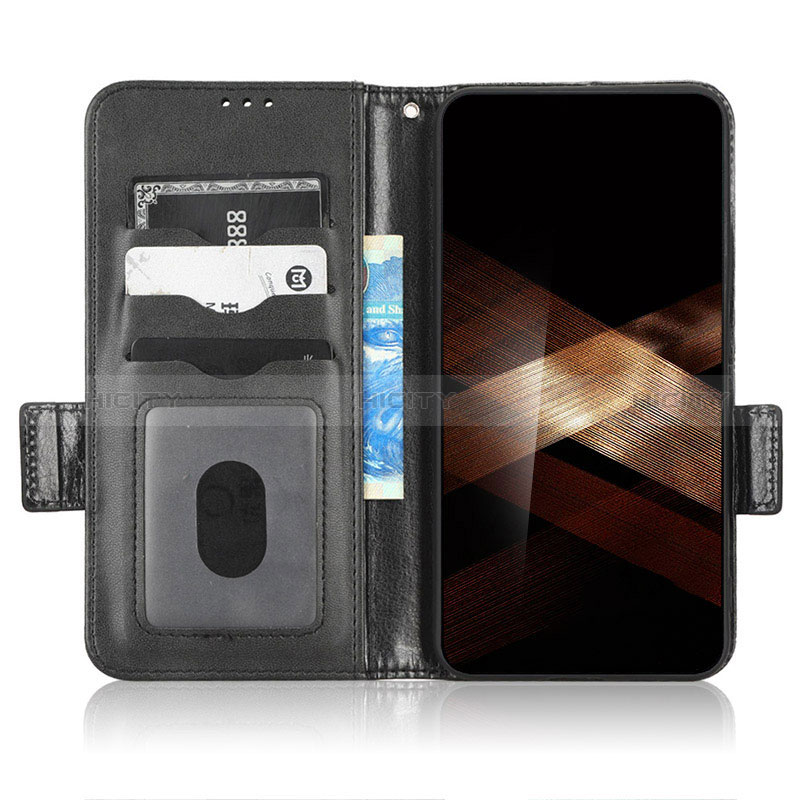 Funda de Cuero Cartera con Soporte Carcasa C02X para Samsung Galaxy S25 Plus 5G