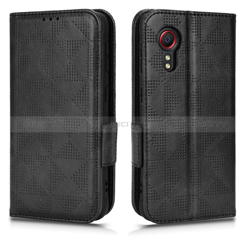 Funda de Cuero Cartera con Soporte Carcasa C02X para Samsung Galaxy XCover 5 SM-G525F