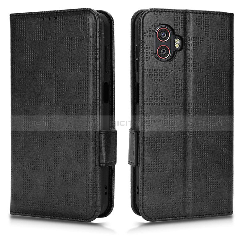 Funda de Cuero Cartera con Soporte Carcasa C02X para Samsung Galaxy XCover 6 Pro 5G