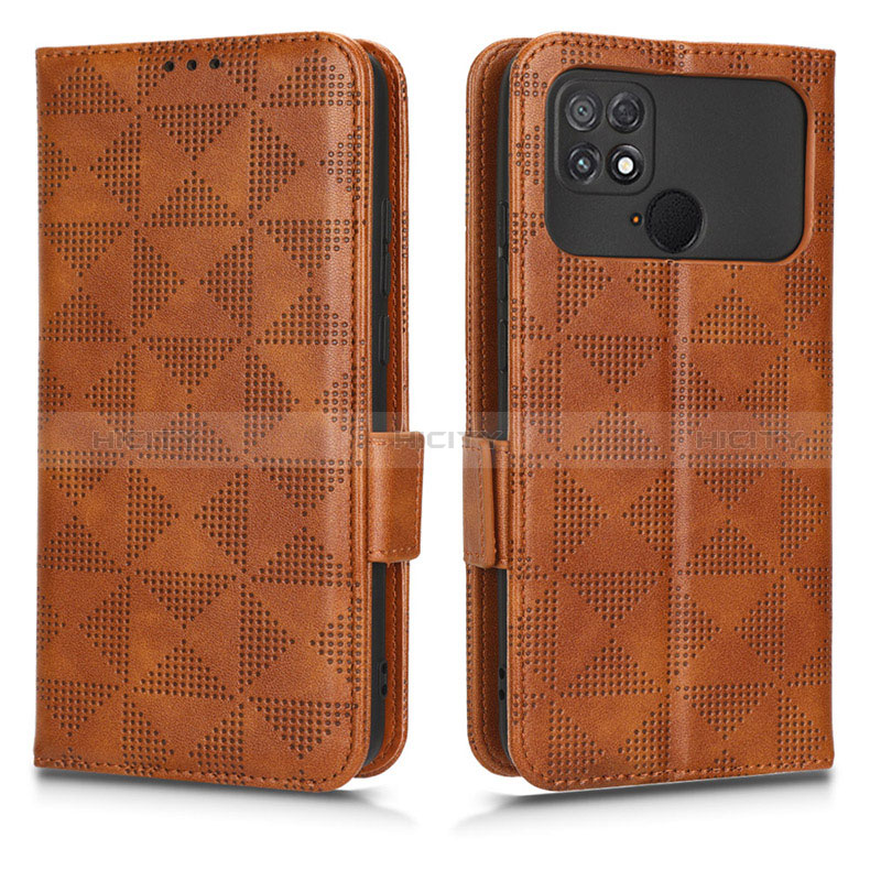 Funda de Cuero Cartera con Soporte Carcasa C02X para Xiaomi Poco C40