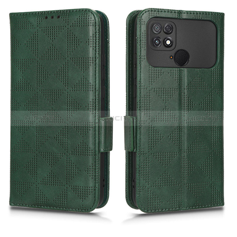 Funda de Cuero Cartera con Soporte Carcasa C02X para Xiaomi Poco C40