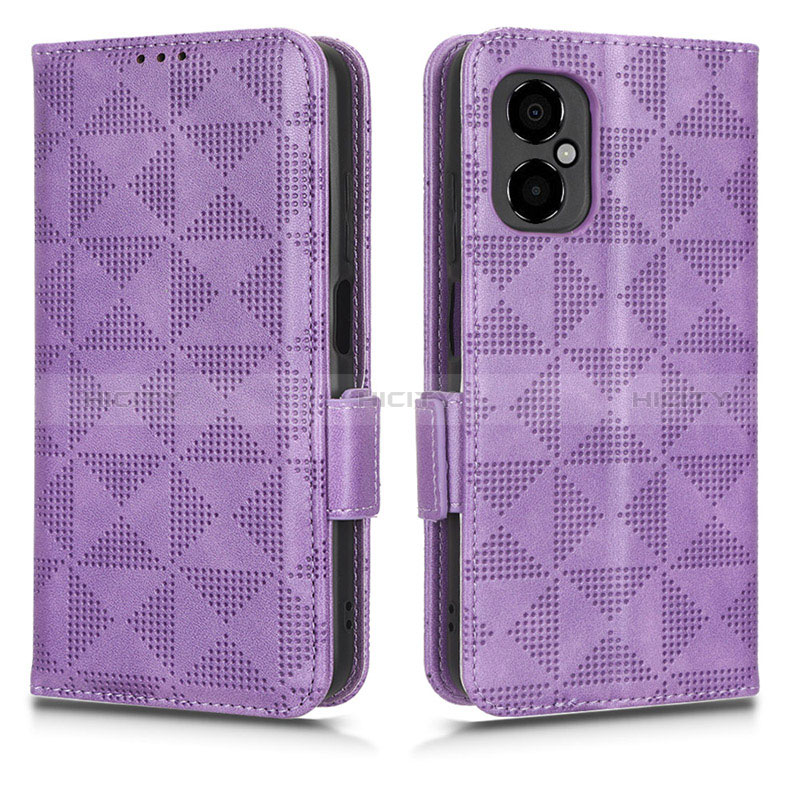 Funda de Cuero Cartera con Soporte Carcasa C02X para Xiaomi Poco M4 5G