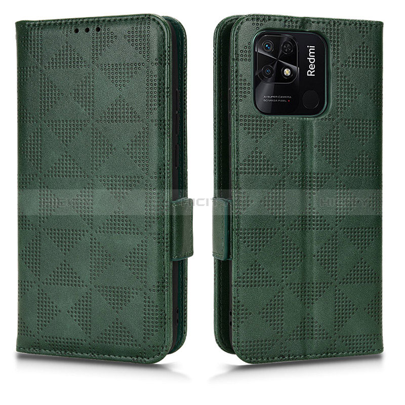 Funda de Cuero Cartera con Soporte Carcasa C02X para Xiaomi Redmi 10C 4G