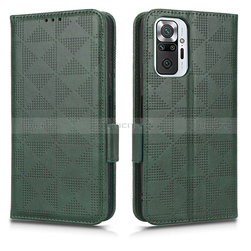 Funda de Cuero Cartera con Soporte Carcasa C02X para Xiaomi Redmi Note 10 Pro Max