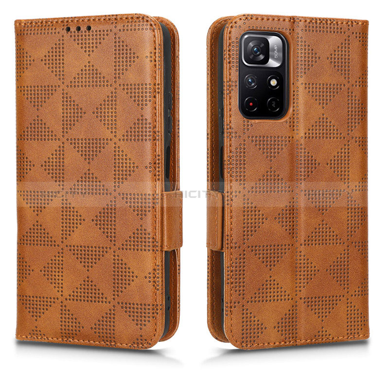 Funda de Cuero Cartera con Soporte Carcasa C02X para Xiaomi Redmi Note 11 5G