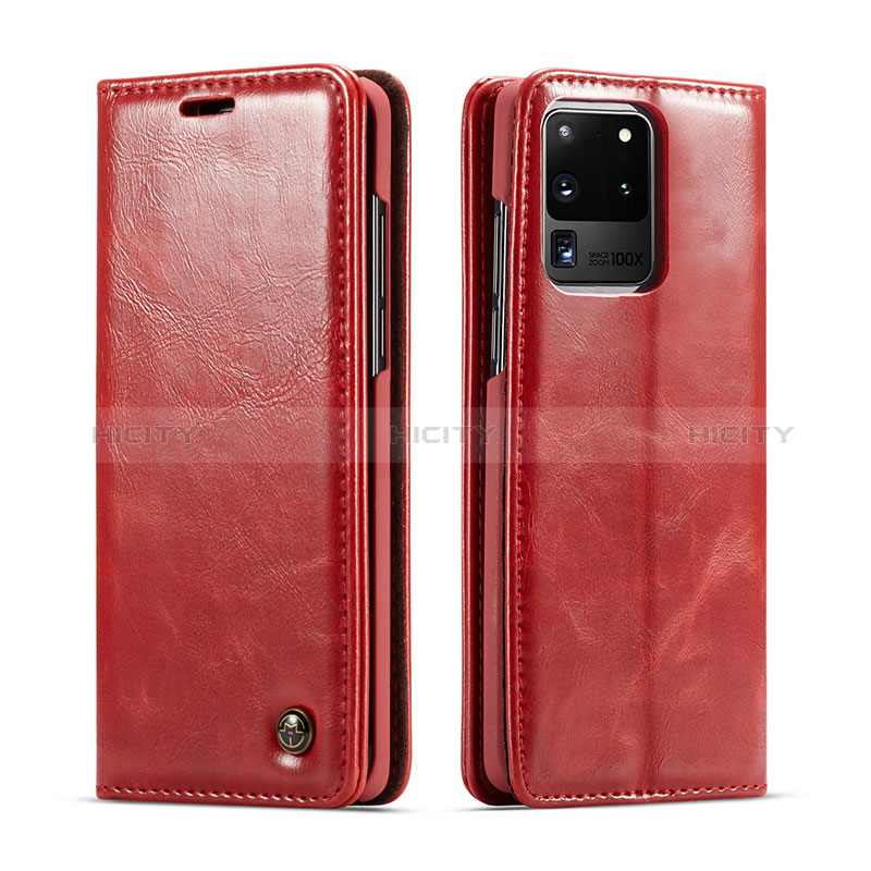 Funda de Cuero Cartera con Soporte Carcasa C03S para Samsung Galaxy S20 Ultra