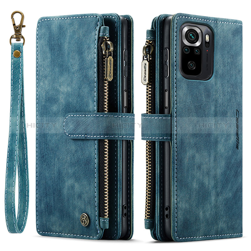 Funda de Cuero Cartera con Soporte Carcasa C03S para Xiaomi Redmi Note 10 4G