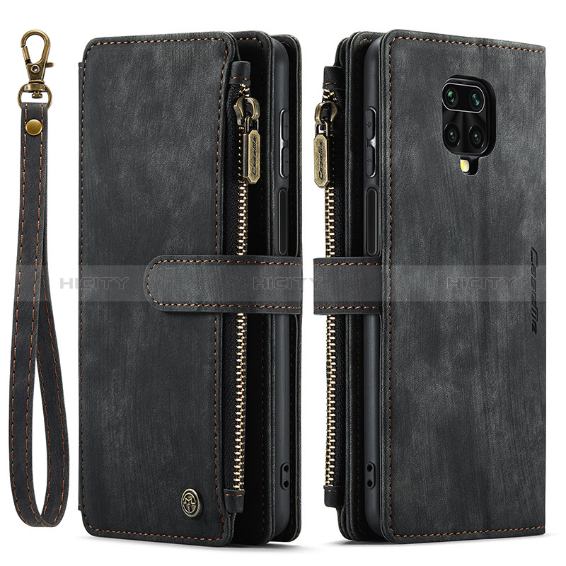 Funda de Cuero Cartera con Soporte Carcasa C03S para Xiaomi Redmi Note 9 Pro