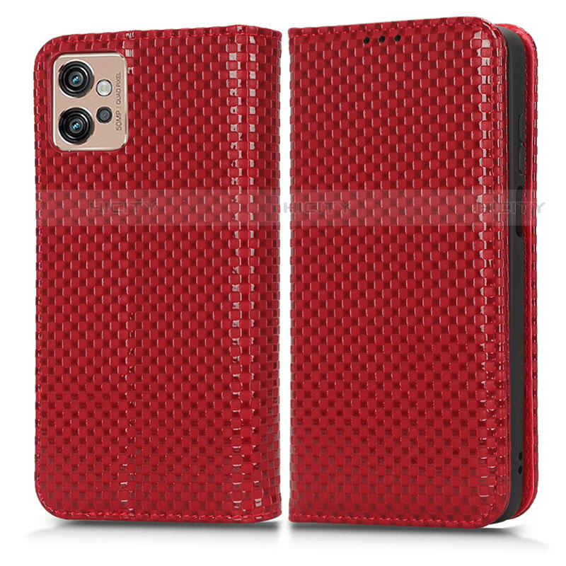 Funda de Cuero Cartera con Soporte Carcasa C03X para Motorola Moto G32