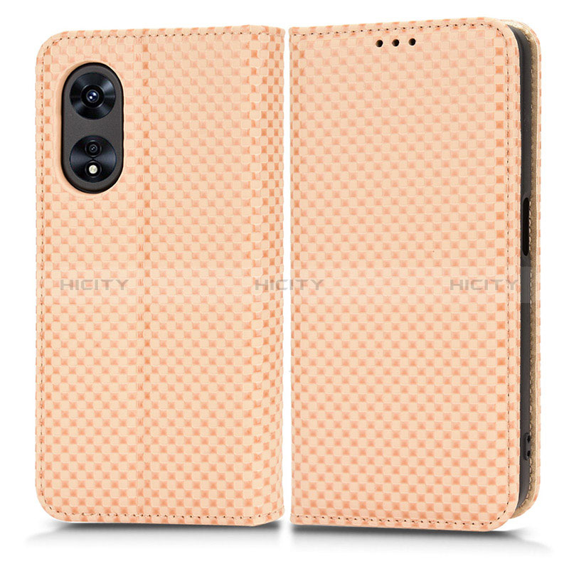 Funda de Cuero Cartera con Soporte Carcasa C03X para Oppo A58x 5G