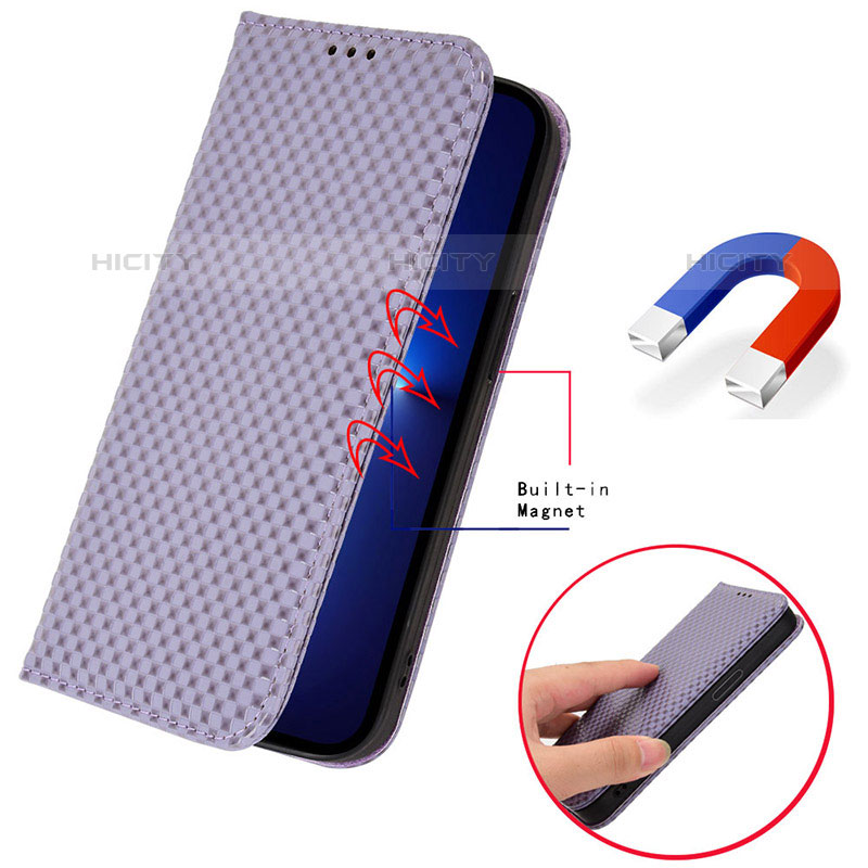 Funda de Cuero Cartera con Soporte Carcasa C03X para Oppo A74 4G