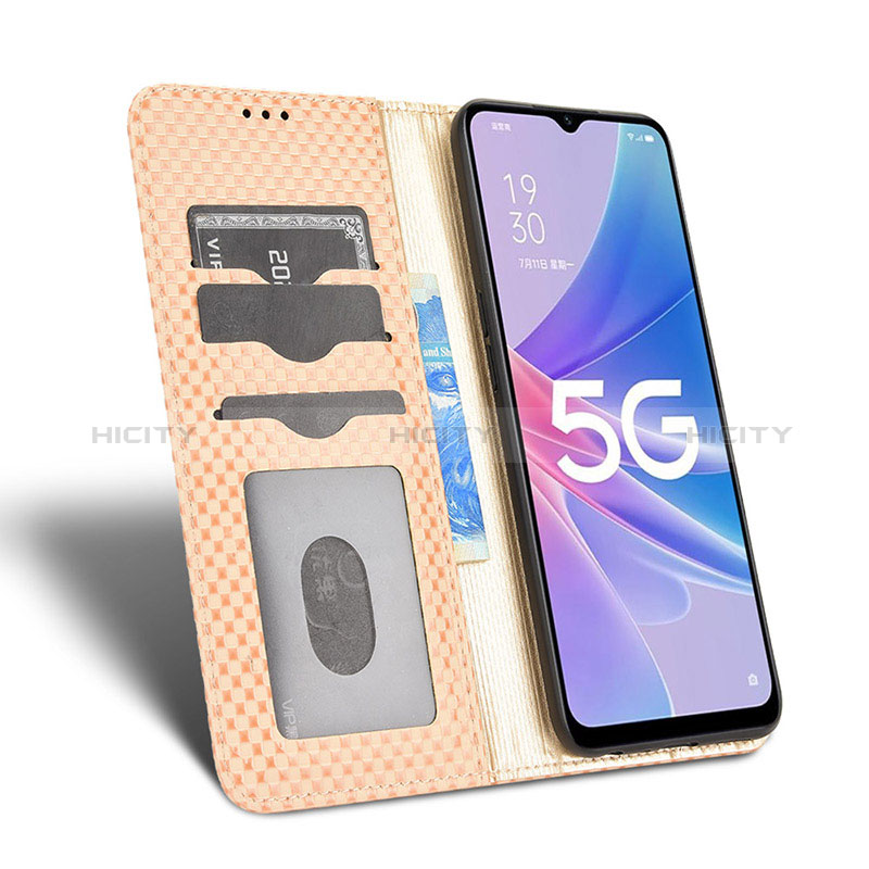 Funda de Cuero Cartera con Soporte Carcasa C03X para Oppo A97 5G