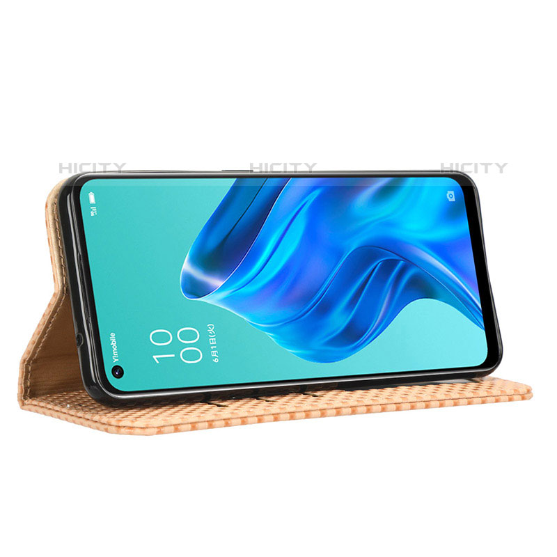 Funda de Cuero Cartera con Soporte Carcasa C03X para Oppo Reno5 A