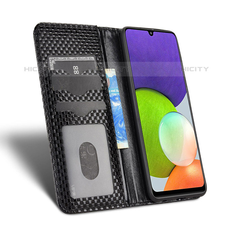 Funda de Cuero Cartera con Soporte Carcasa C03X para Samsung Galaxy M22 4G